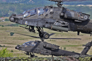 Chinook és Apache helikopterek a Breakthrough 2019 hadgyakorlat keretében a Bakonyban - 2019.06.05.