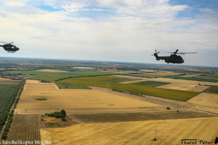 H145M és H225M kötelékrepülés a fedélzetről - 2025.07.11.