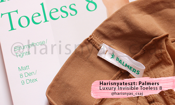 Harisnyateszt - Palmers Luxury Invisible Toeless 8den - @harisnyas_csaj