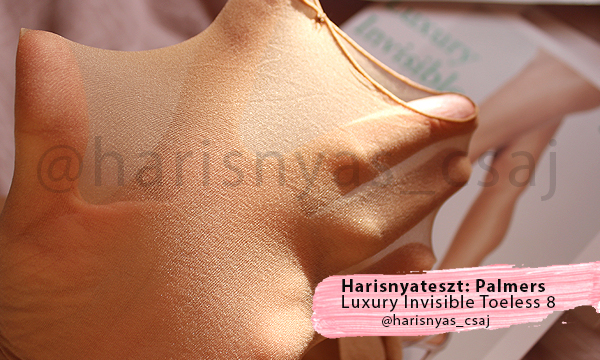 Harisnyateszt - Palmers Luxury Invisible Toeless 8den - @harisnyas_csaj