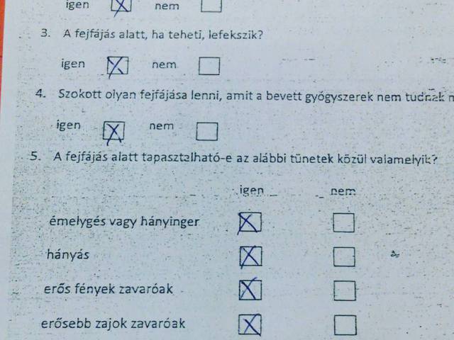 Még mindig a migrén