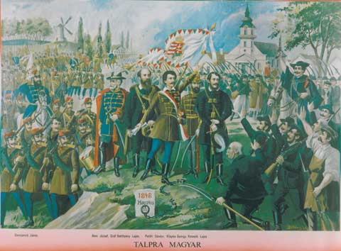 Hol sírjaink domborulnak...&amp;quot; Magyarország,1848.március 15. - Határonkívül