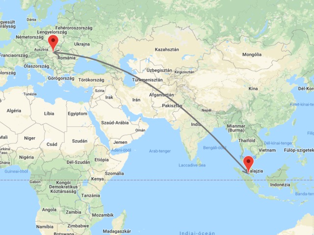 Budapest - Kuala Lumpur 113.500 Ft-ért