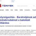 Tények - Barátnőjének adta médiabirodalmát a baloldali milliárdos