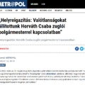 Metropol - Horváth Csaba, a zuglói korrupciós botrány MSZP-s főszereplője