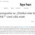 Magyar Nemzet - Elnökei után fut a Jobbik?