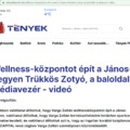 Tények - Wellness-központot épít a János-hegyen Trükkös Zotyó, a baloldali médiavezér
