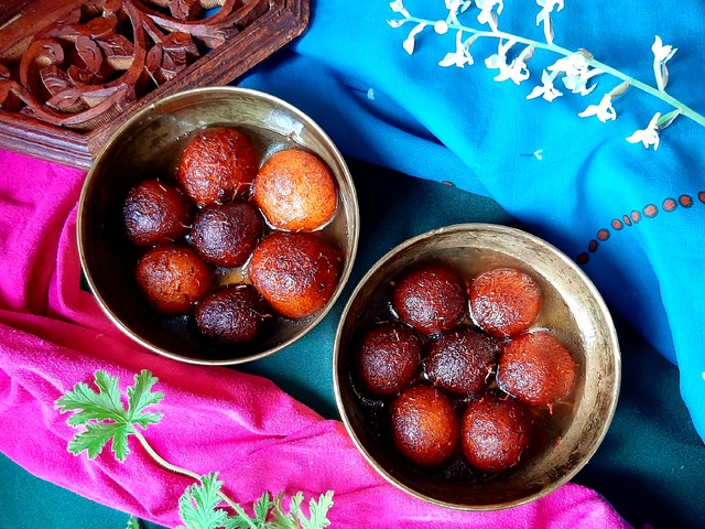 Gulab jamun, az indiai fánk