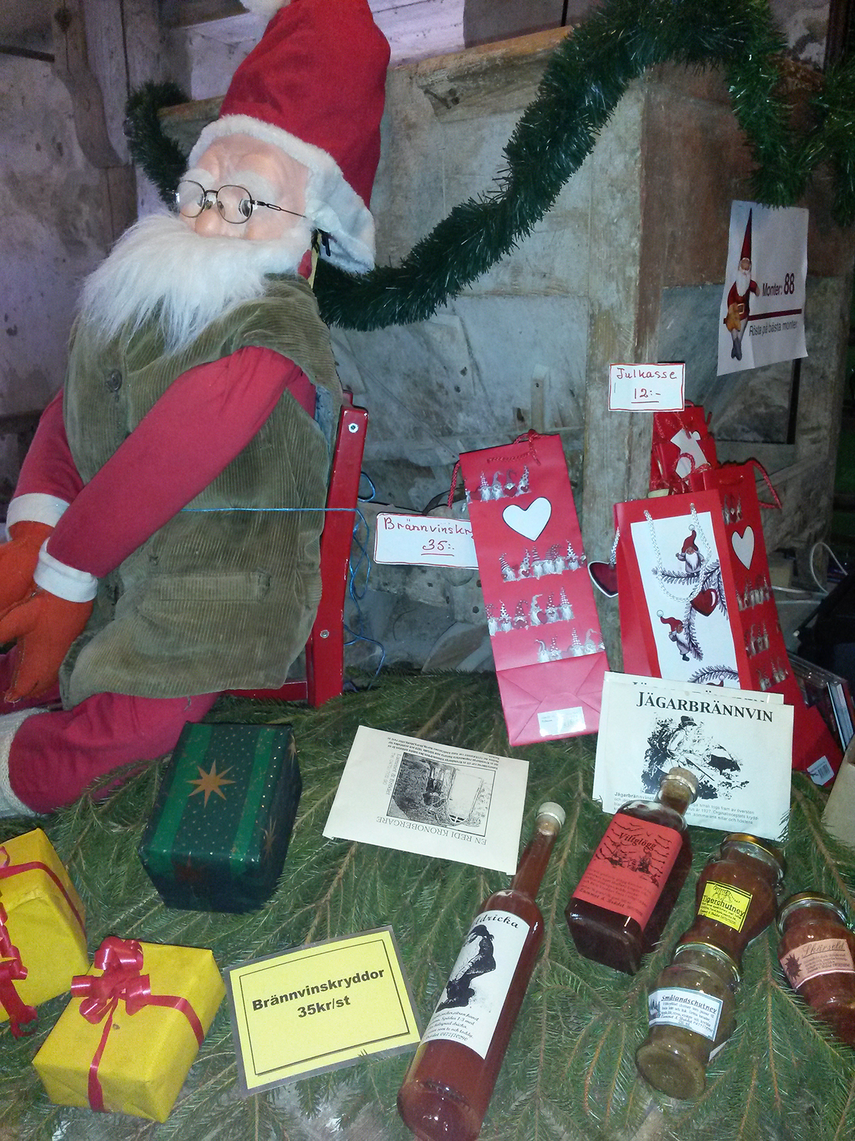 Karácsonyi vásár a svédországi Huseby Brukban (Fotó: Szabó Vivien)