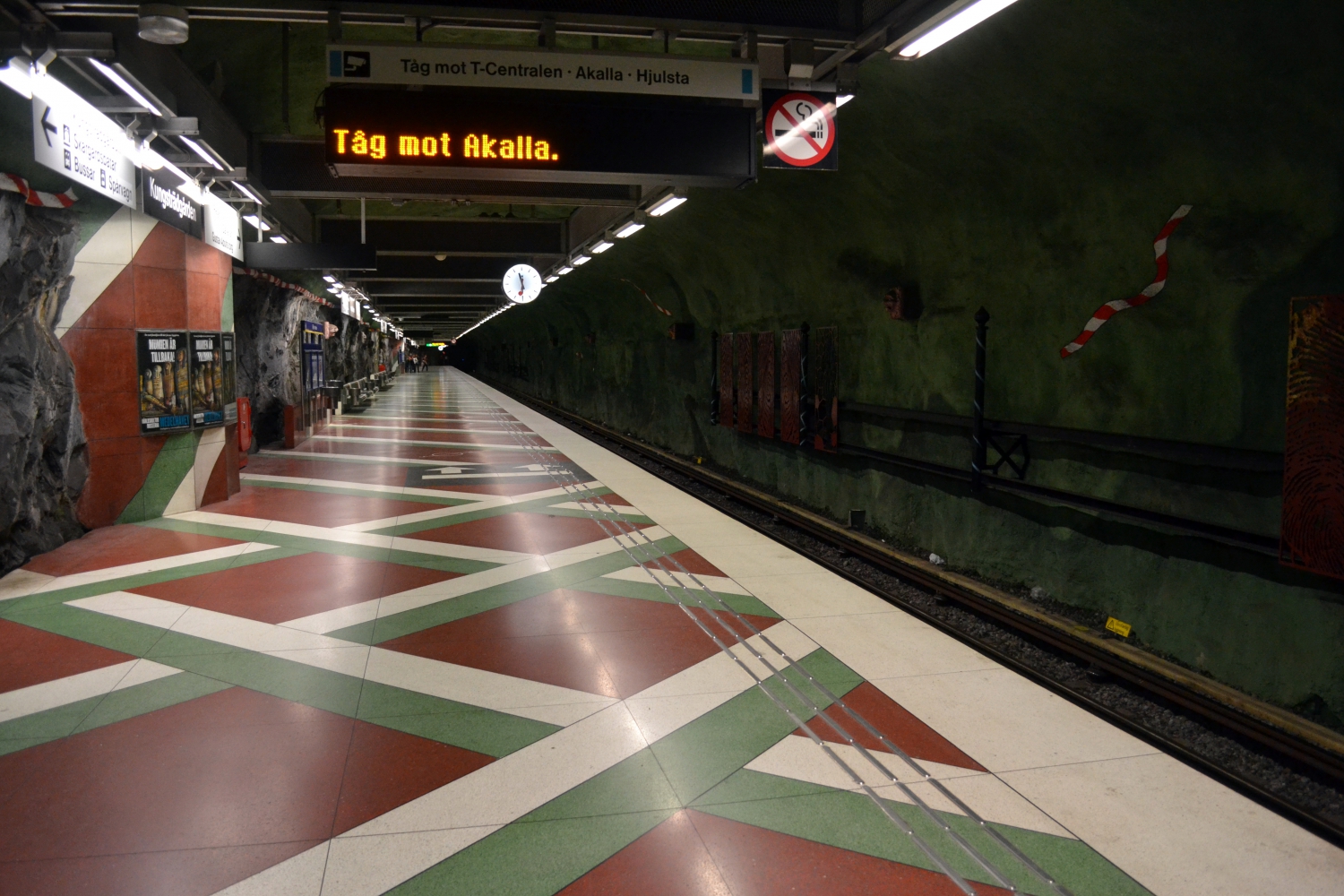 Kungsträdgården metróállomás (Fotó: Kovács Csaba)