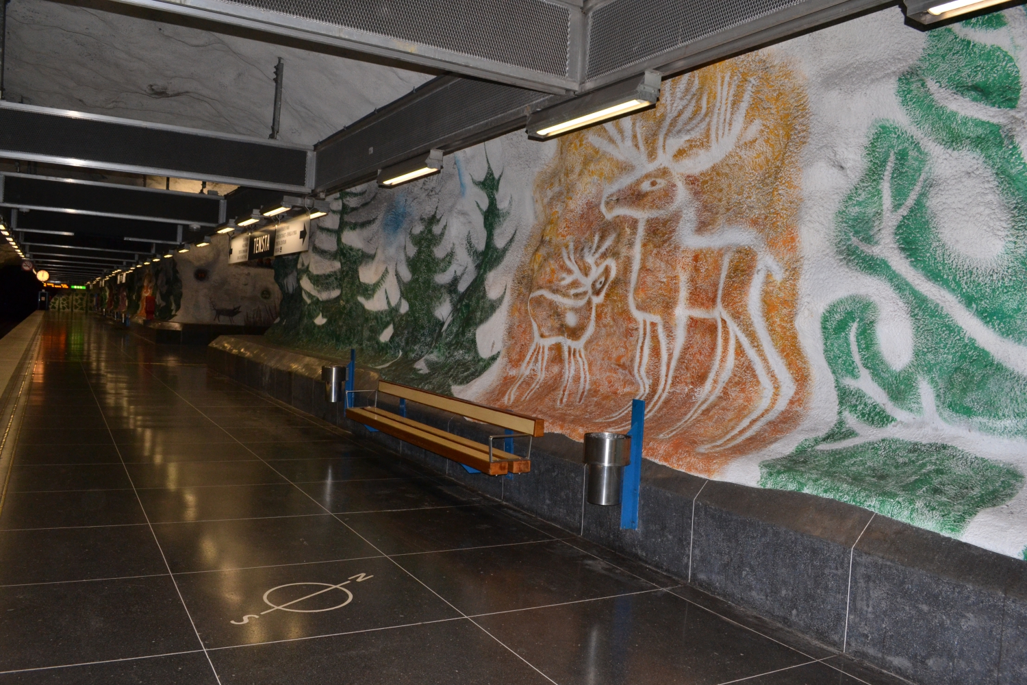 Tensta metróállomás (Fotó: Kovács Csaba)