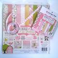 Baby girl mini scrapbook album ( 6" x 6" )