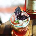 Mojito variáció: Campari és bazsalikom