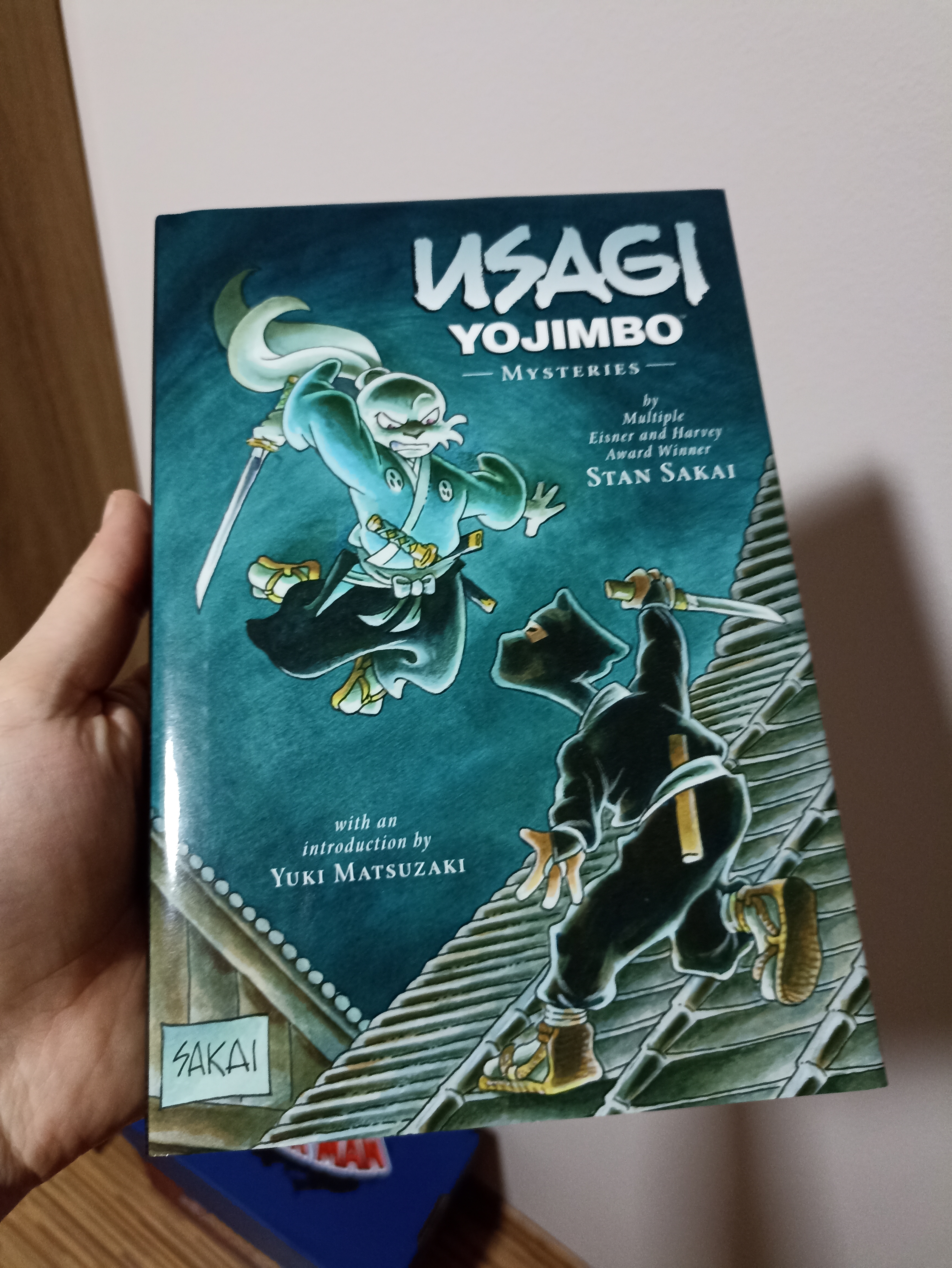 Usagi Yojimbo: Mániákus Usagi rajongóként kizárt, hogy ne legyen egy Stan Sakai által dedikált könyvem. És pont.