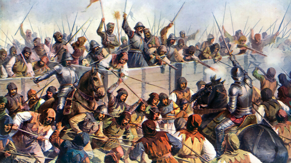 egy_tipikus_huszita_osszecsapasban_a_kezifegyveresek_es_a_szamszerijazok_szekereken_harcoltak_a_cseplofegyverekkel_es_alabardokkal_felfegyverzett_gyalogosok_pedig_kozelharcban_kovettek_oket.jpg