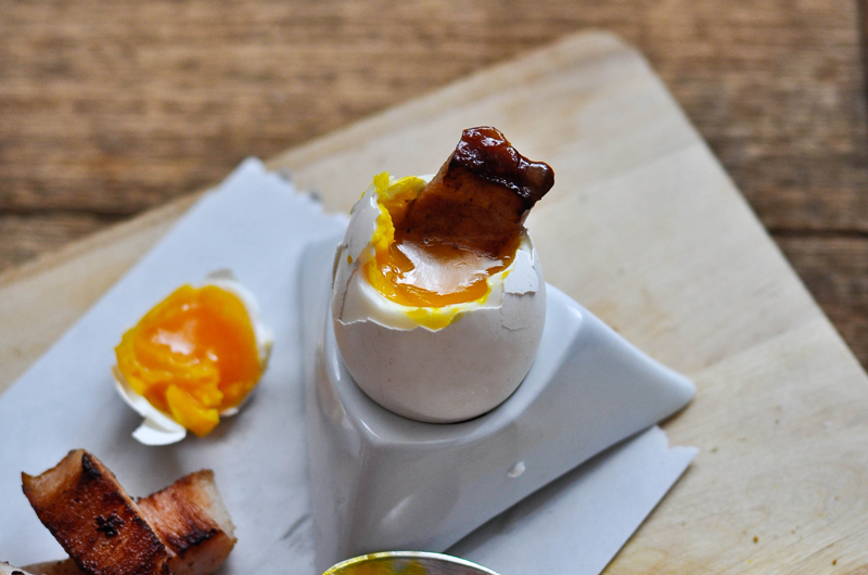 Bacon in Egg