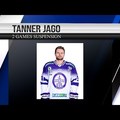 Tanner Jago kétmeccses eltiltást kapott