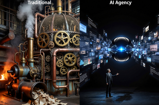 AI Marketing Ügynökség vs. Hagyományos ügynökség: Mi a különbség? – AI tanácsadó Róth Miklós összefoglalója.