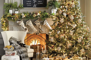 5 gyönyörű karácsonyi nappali