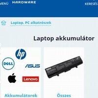 Laptop akkumulátor. Szerviz Bp. / Webáruház