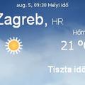 Horvátország aktuális időjárás előrejelzés, 2010. augusztus 5.