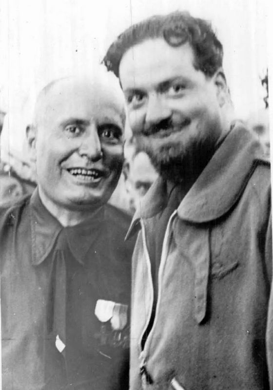 A szép mosolyú Mussolini, és Italo Balbo 1933-ban.