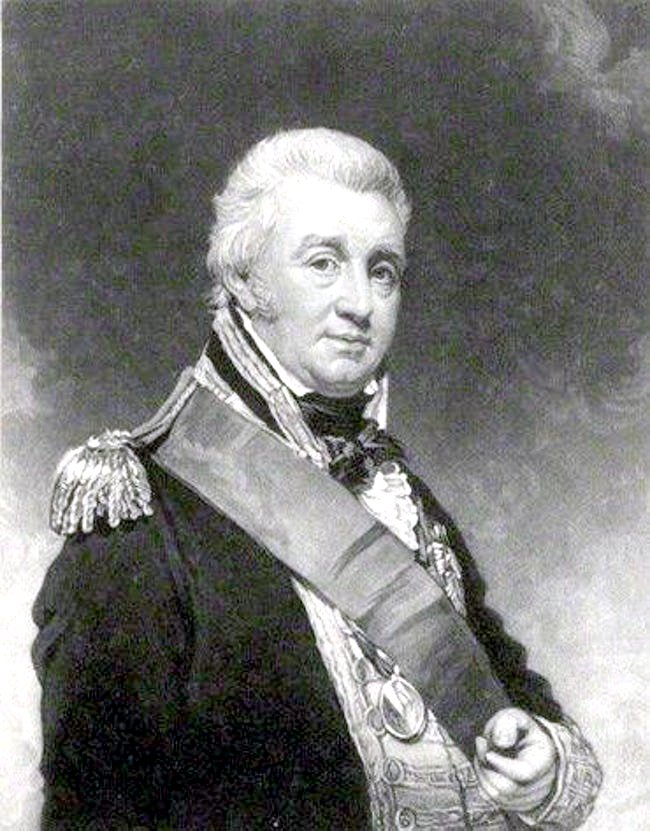 Sir Alexander Inglis Cochrane, a befolyásos nagybácsi.