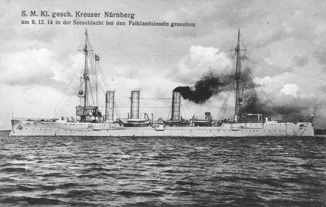 A Nürnberg egy világháborús képeslapon.