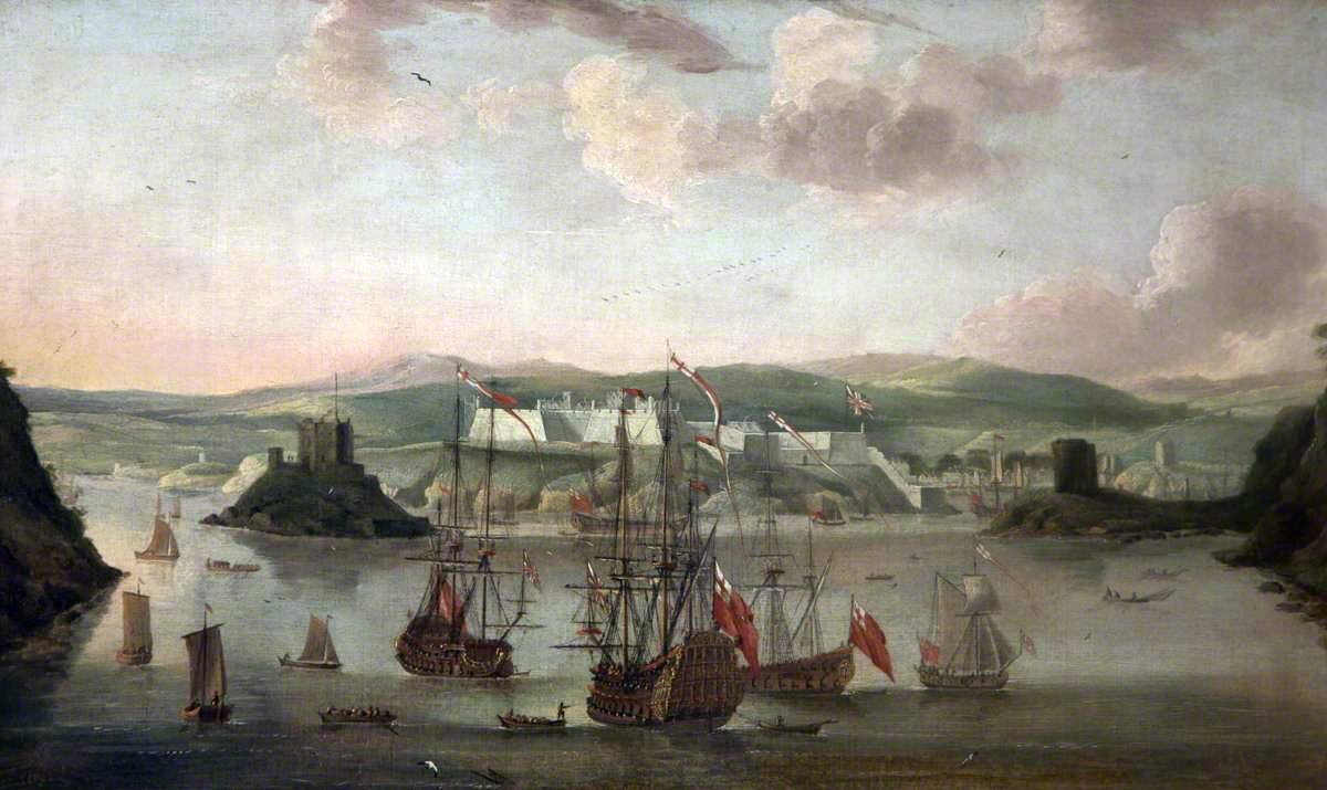 Plymouth kikötője 1666-ban.