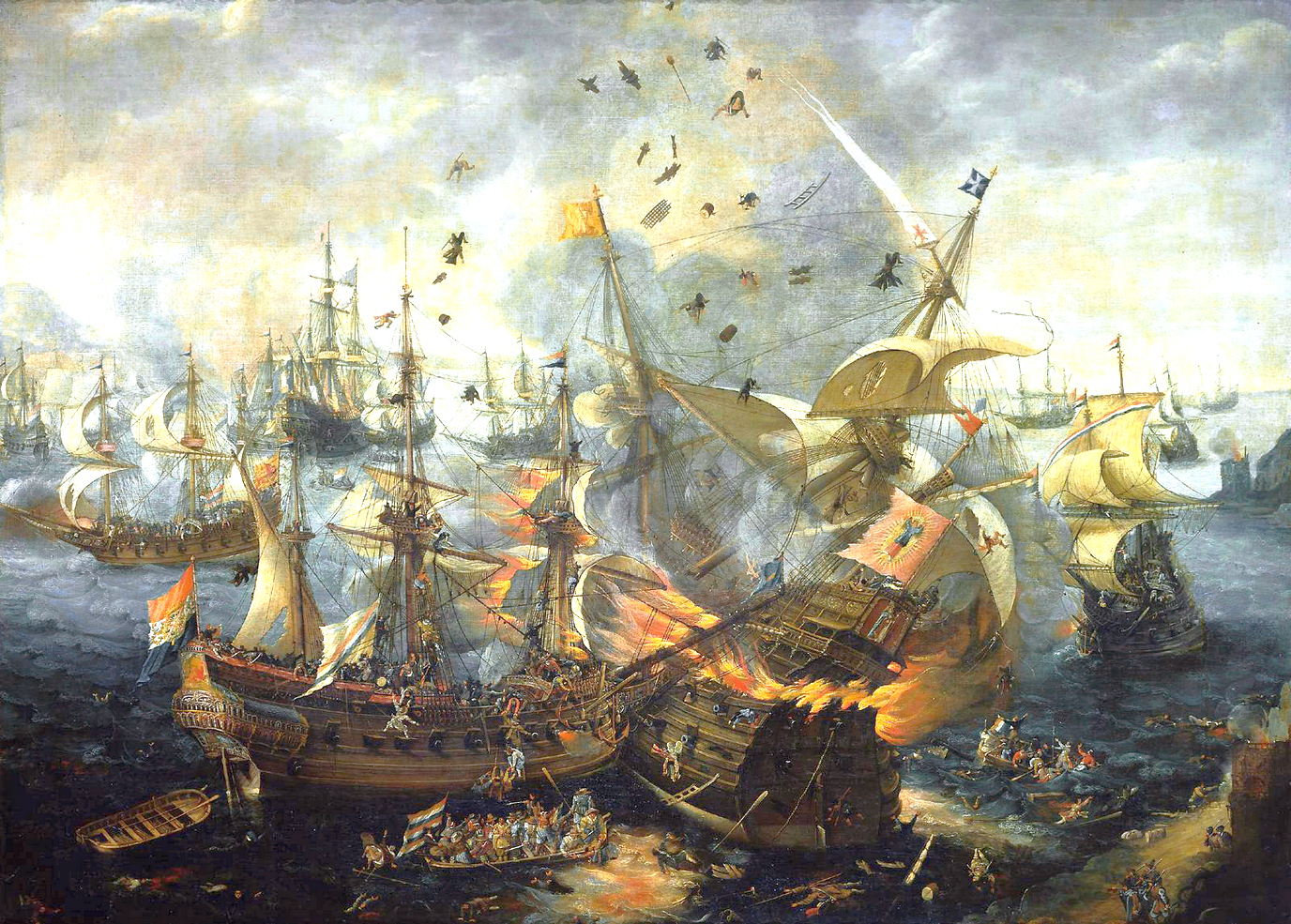 Az 1607-es gibraltári ütközet.