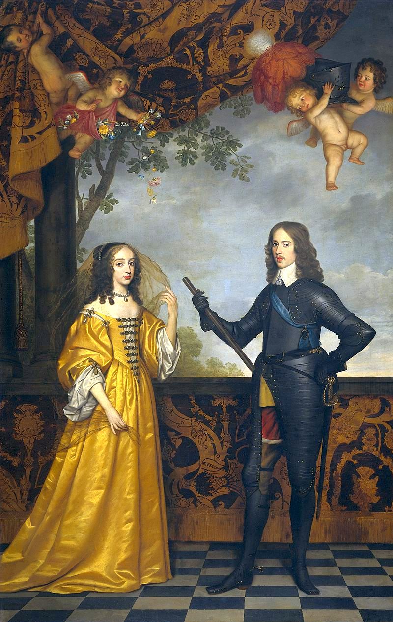 II. Vilmos, és felesége, Stuart Mária Henrietta.