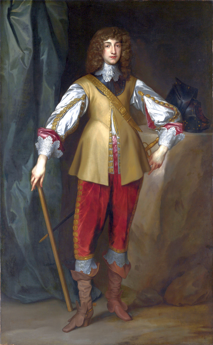 A fiatal Rupert. Talán a képről is látszik, a herceg nemcsak katonai tehetségével, hanem 193 centis magasságával is kitűnt a kortársak közül.
