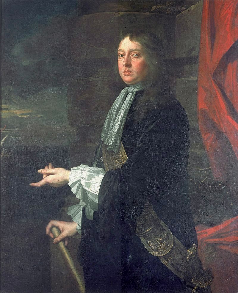 William Penn, az angol flotta tényleges parancsnoka.