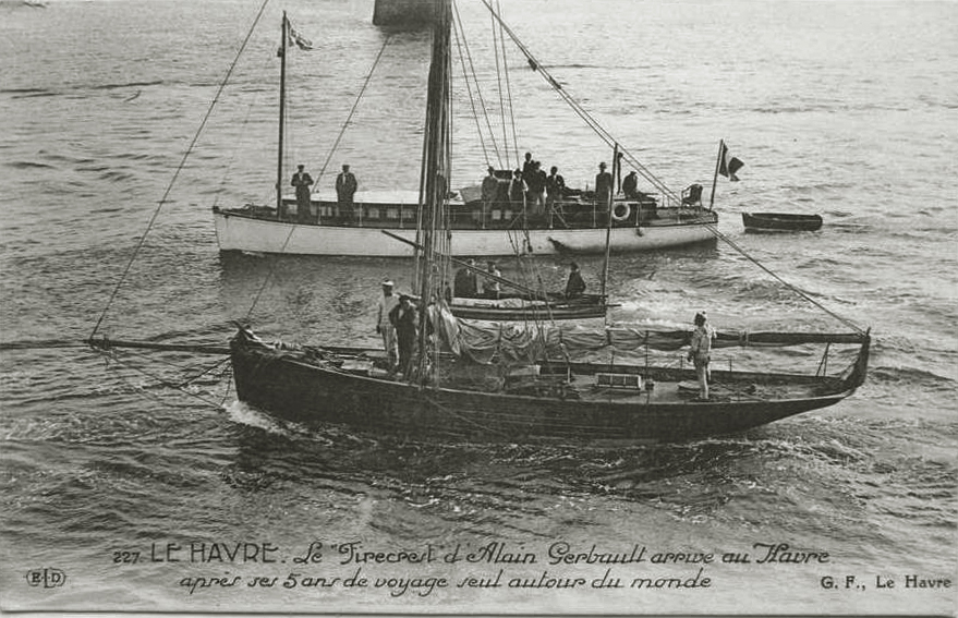 A dicsőség teljében. A Firecrest megérkezése Le Havre-ba.