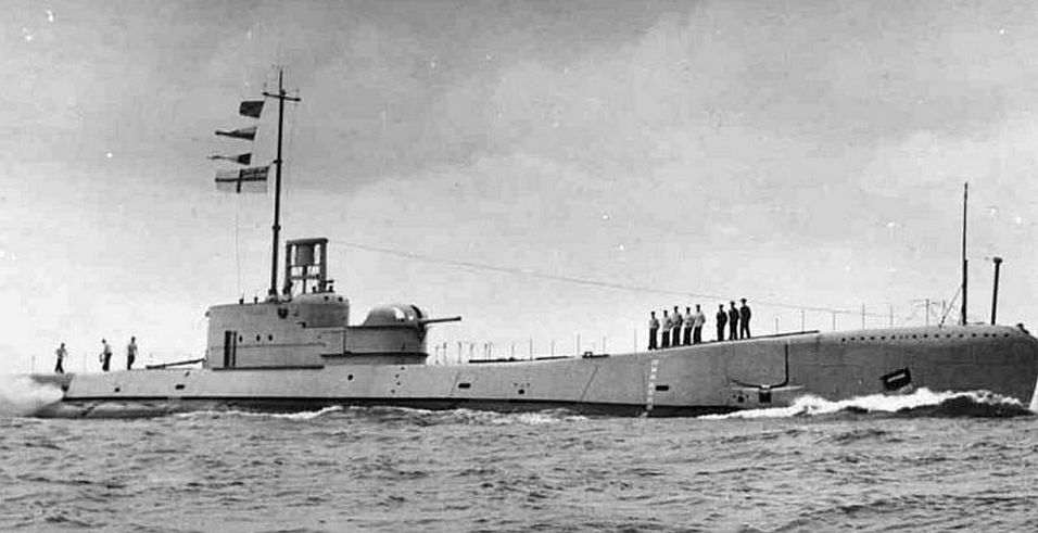 Az angol Clyde tengeralattjáró.