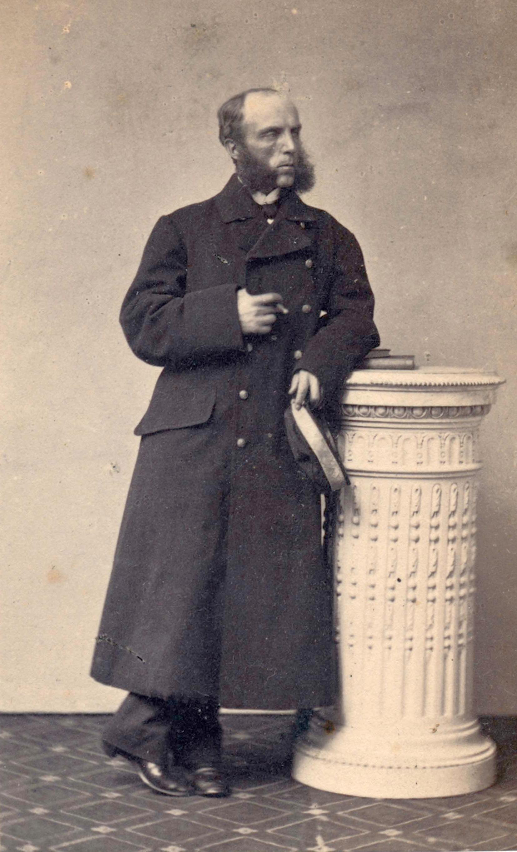 Tegetthoff 1864-ben. A kép nem sokkal a helgolandi csata után készült, Hamburgban.