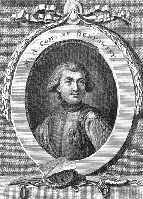 És itt a mi hősünk: Benyovszky Móric gróf. (1746-4786)