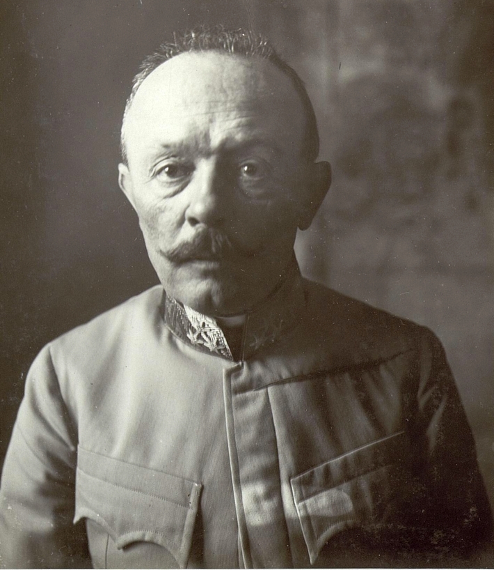 Svetozar Boroevic von Bojna, a Monarchia első nem német származású tábornagya (Feldmarschall). A kép 1915-ben készült, de már itt is nagyon megviseltnek látszik.