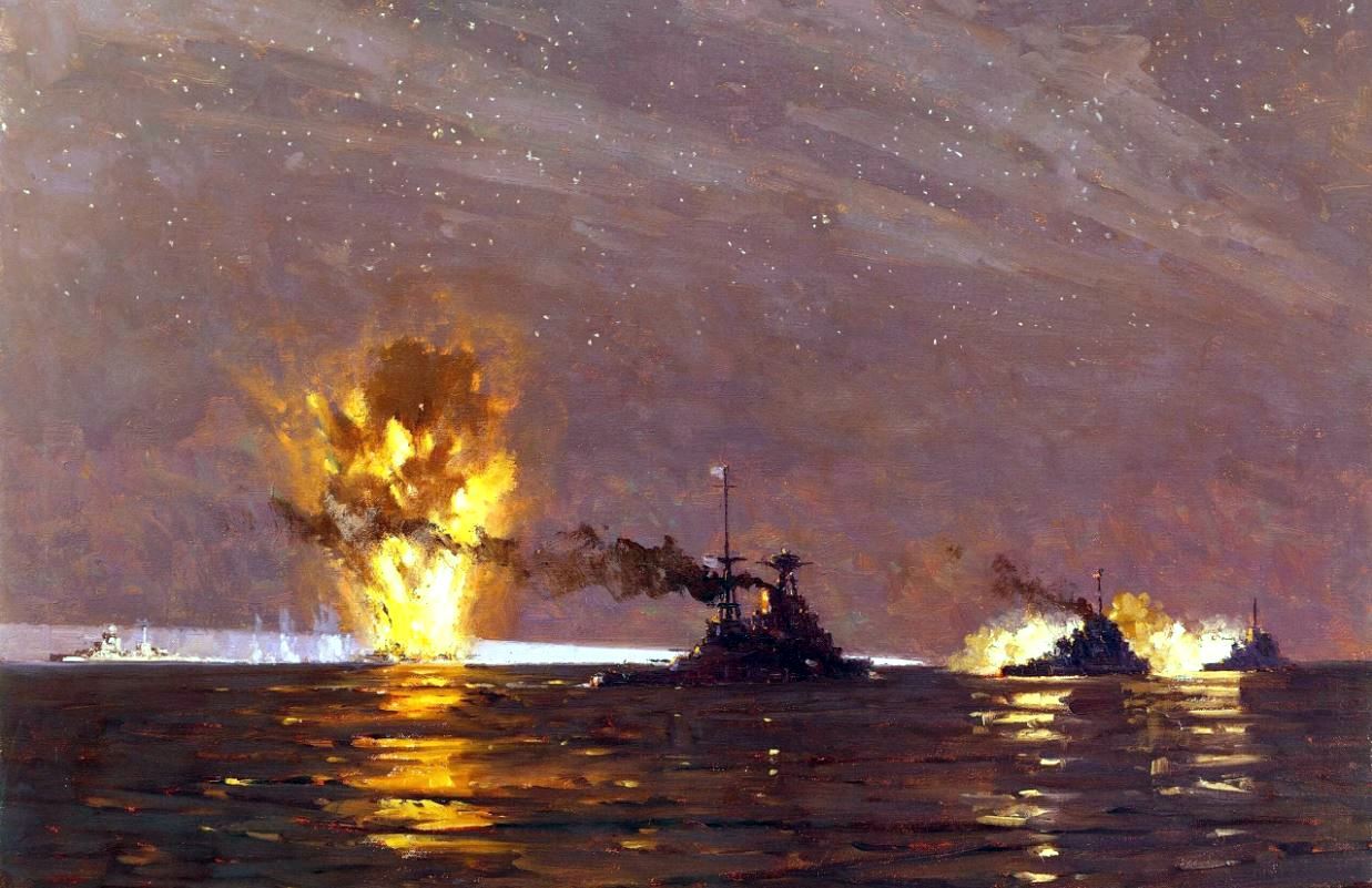 Norman Wilkinson festménye.