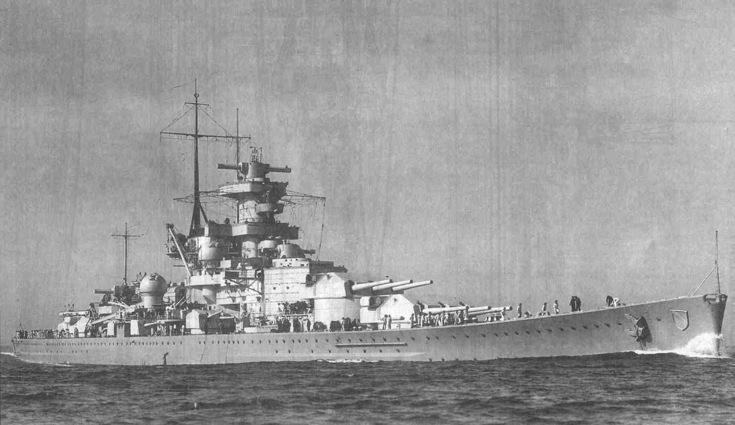 A Scharnhorst 1939-ben.