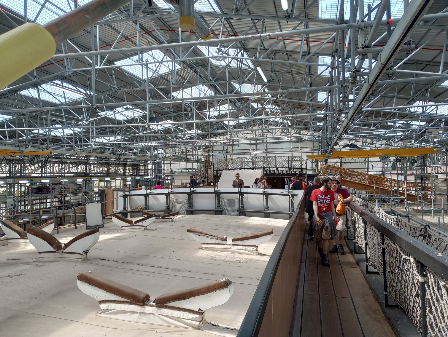 A Victory fedélzete, már amennyi látszik belőle.