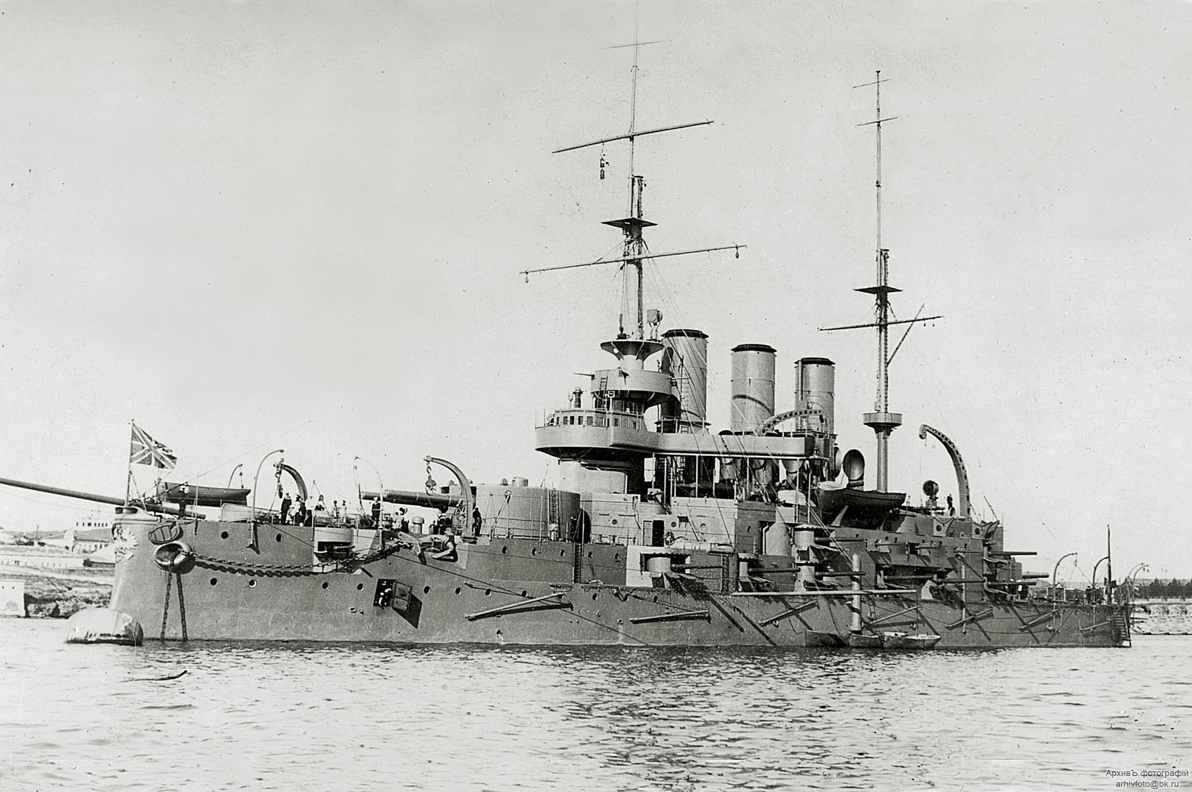 A Patyomkin, a Fekete-tengeri Flotta legerősebb és legmodernebb csatahajója.