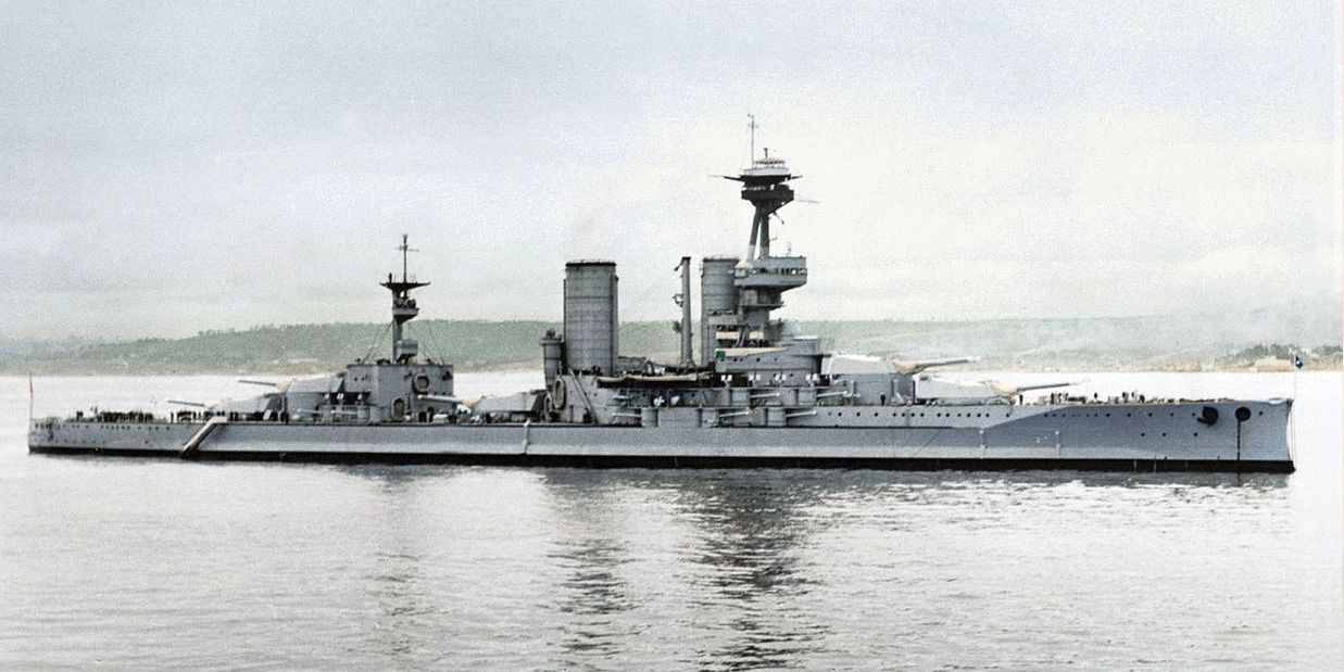 A chilei Almirante Latorre, a legjobb dél-amerikai csatahajó.