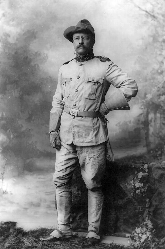 Theodore Roosevelt 1898-ban, a spanyol háború idején.