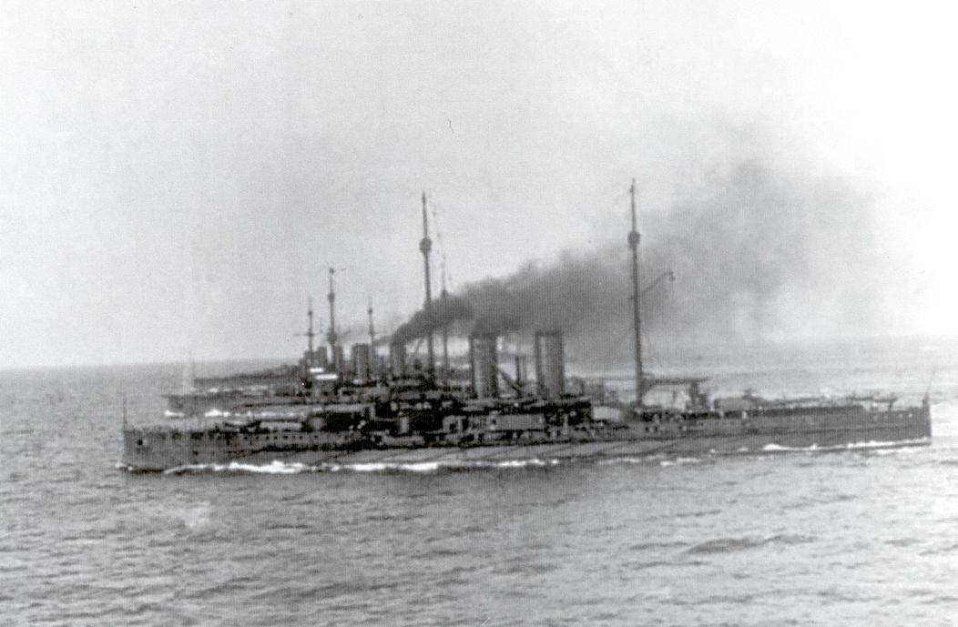 A három Radetzky osztályú csatahajó.
