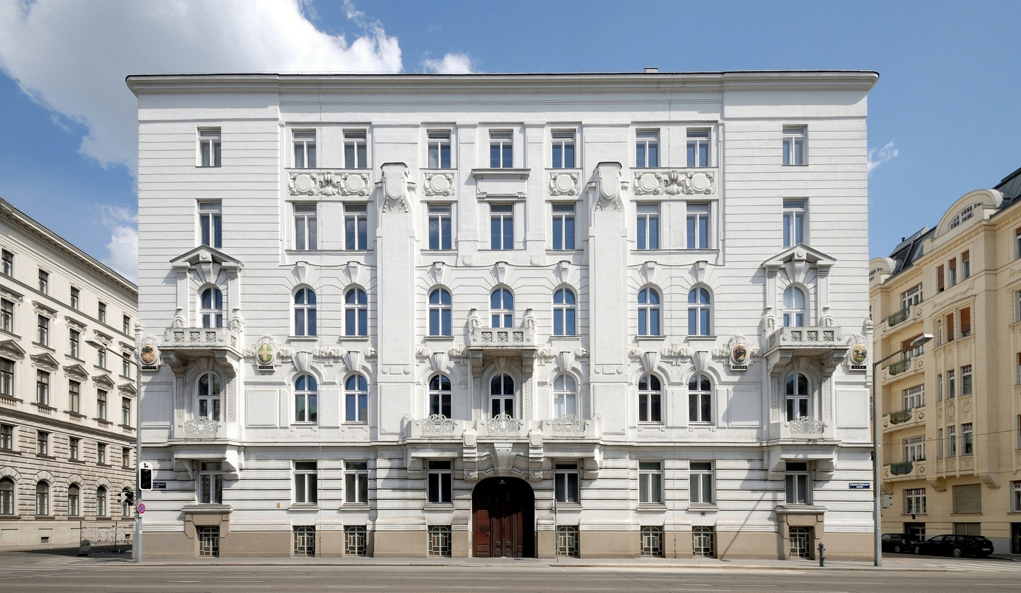 A hajdani Marinesektion épülete Bécsben.