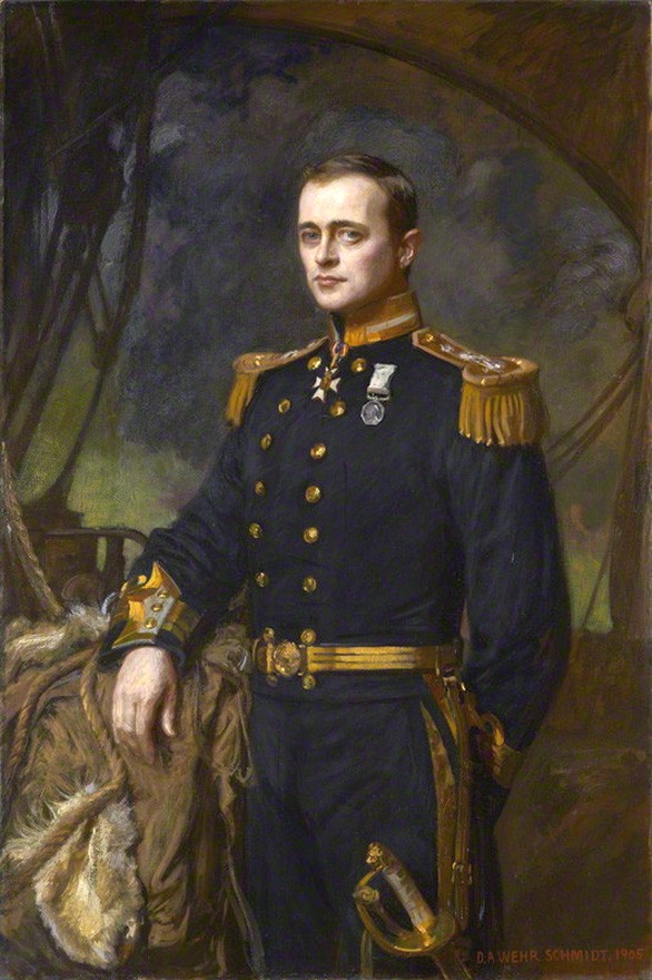 A viktoriánus úriember mintaképe. Robert Falcon Scott hivatalos portréja, 1905-ből.