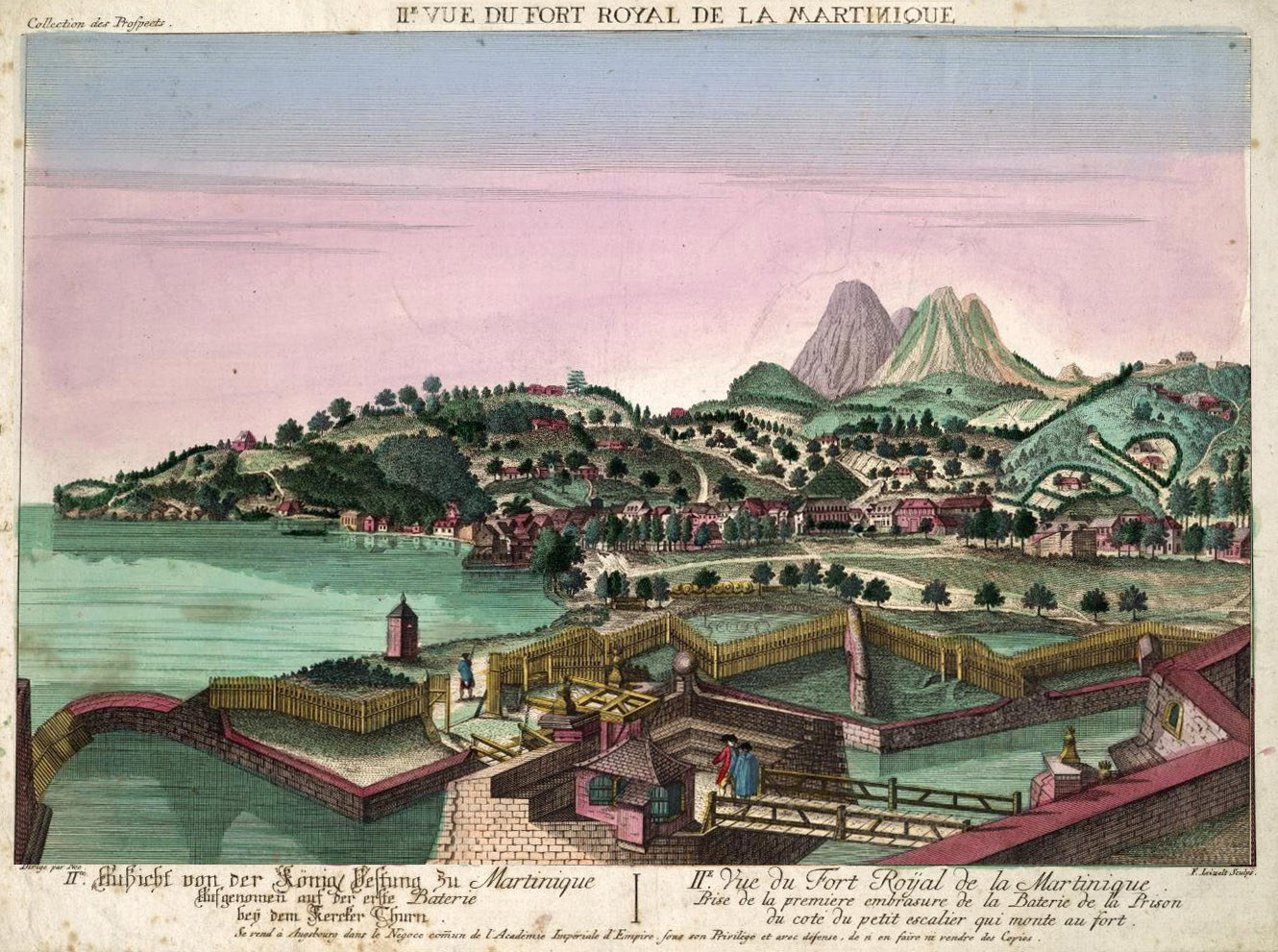 Martinique 1750 körül.