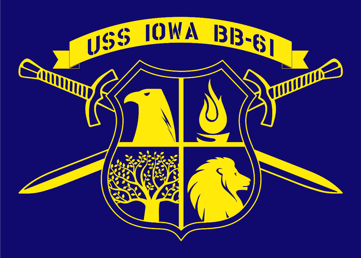Az Iowa újonnan létrehozott címere.