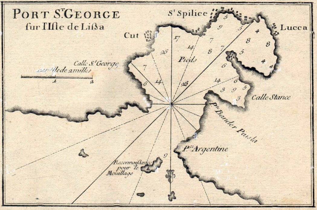 1804-ben készült angol térkép az öbölről.